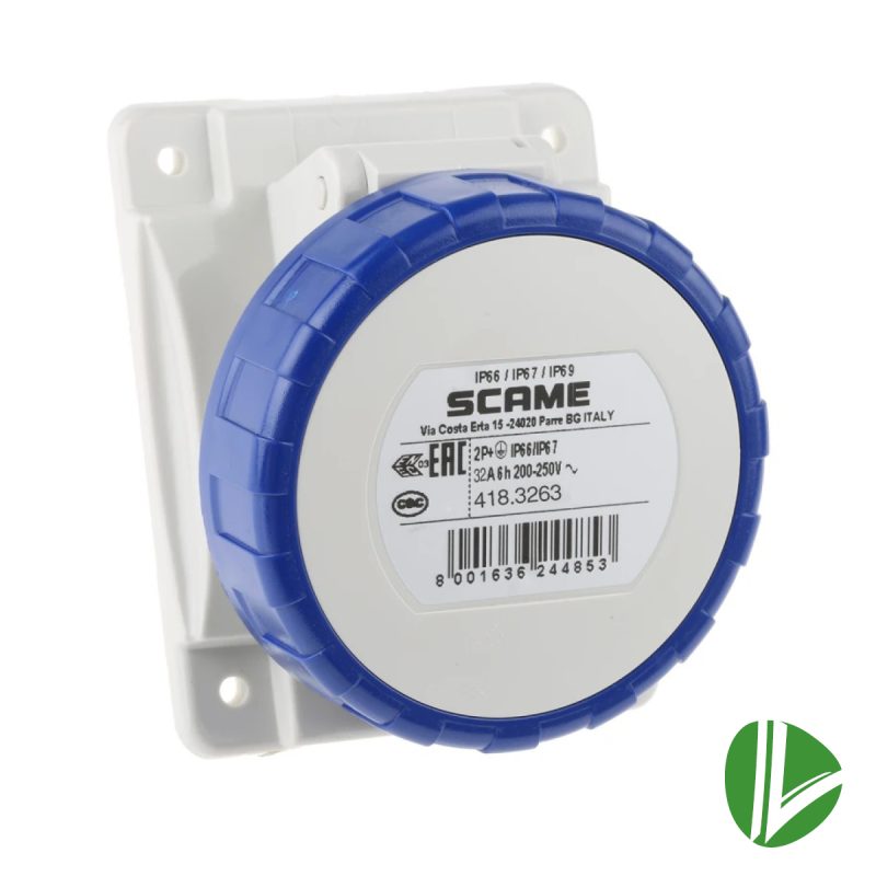 ENCH IND HEMBRA EMB 2P+T 32A 220V IP67 SCAME-4183263