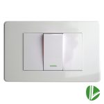 PLACA INTERRUPTOR ARMADA 9/12 16A BLANCO