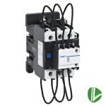 CONTACTOR PARA CONDENSADOR TRIFASICO +1NA+1NC, 20 kVAR, 380V (40°C), CONTROL 220Vac LINEA CJ19 CHINT