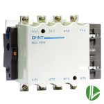 CONTACTOR TETRAPOLAR 4X115A 55KW 380VAC, CONTROL 220Vac LINEA NC2-115/4 CHINT