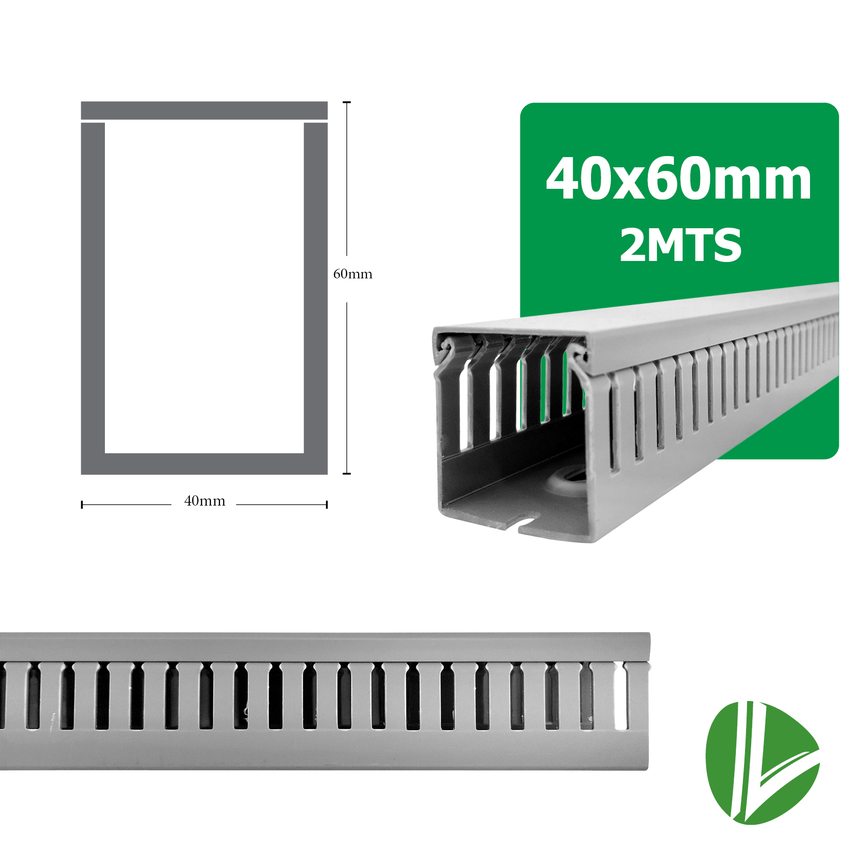 CANALETA 40X60