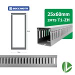 CANALETA RANURADA LIBRE-HALOGENO T1-ZH BOCCHIOTTIC 25X60H