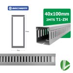 CANALETA RANURADA LIBRE-HALOGENO T1-ZH BOCCHIOTTIC 40X100H