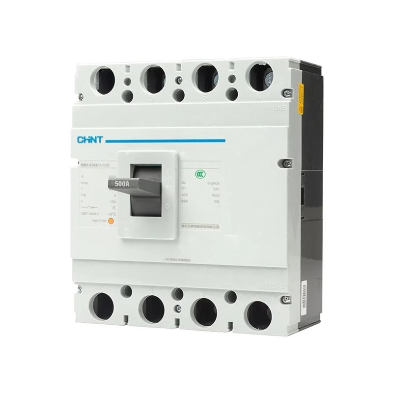 Interruptor moldeada 4X 500A 4P 35K, ideal para seccionar circuitos en aplicaciones industriales y comerciales, garantizando seguridad y confiabilidad.