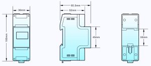 Remarcador medidor monofásico 80A con comunicación RS485, protocolo Modbus/RTU y alta precisión clase 1.0. Ideal para hogares y empresas.