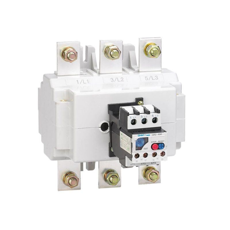 Rele Termico contactor 115-630A ajustable para protección de motores eléctricos. Ideal para evitar sobrecargas y daños, compatible con NC1.